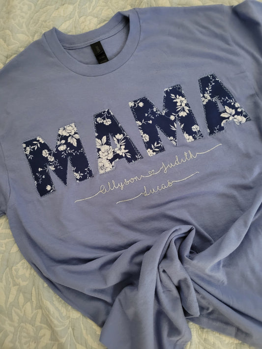 Mama embroidered tee